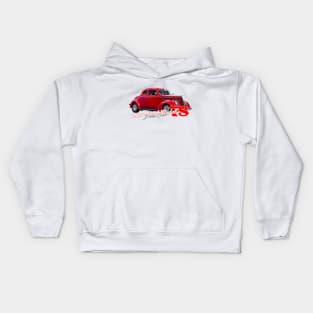 1937 Ford Model 78 Deluxe Coupe Kids Hoodie